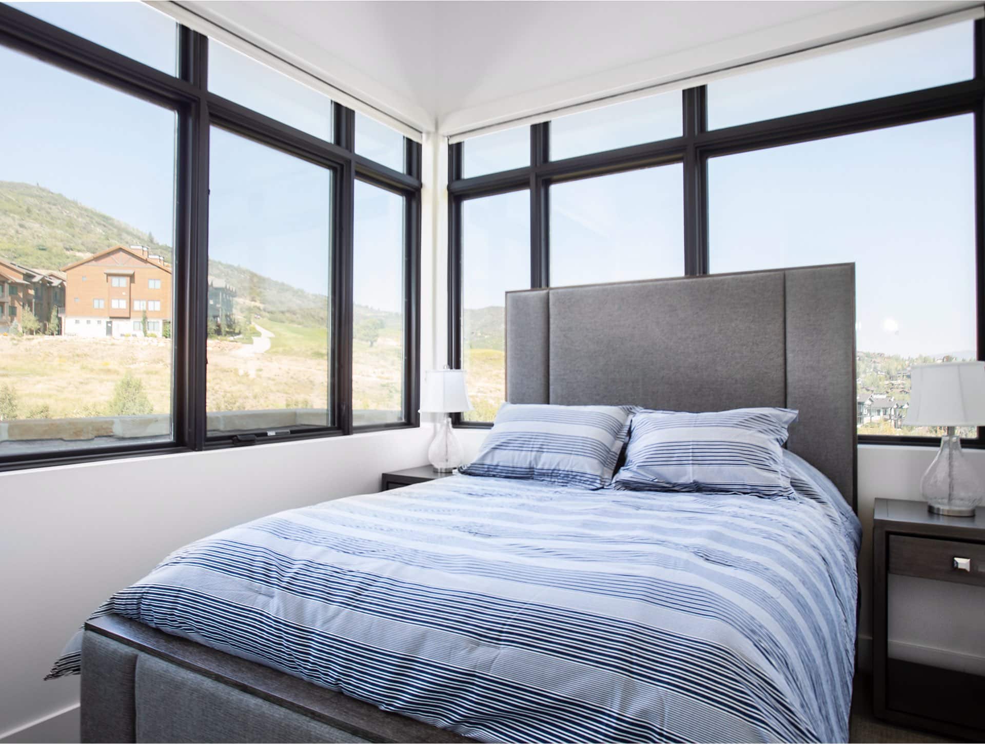 Viridian Townhomes bedroom - architectural design by Elliott Workgroup