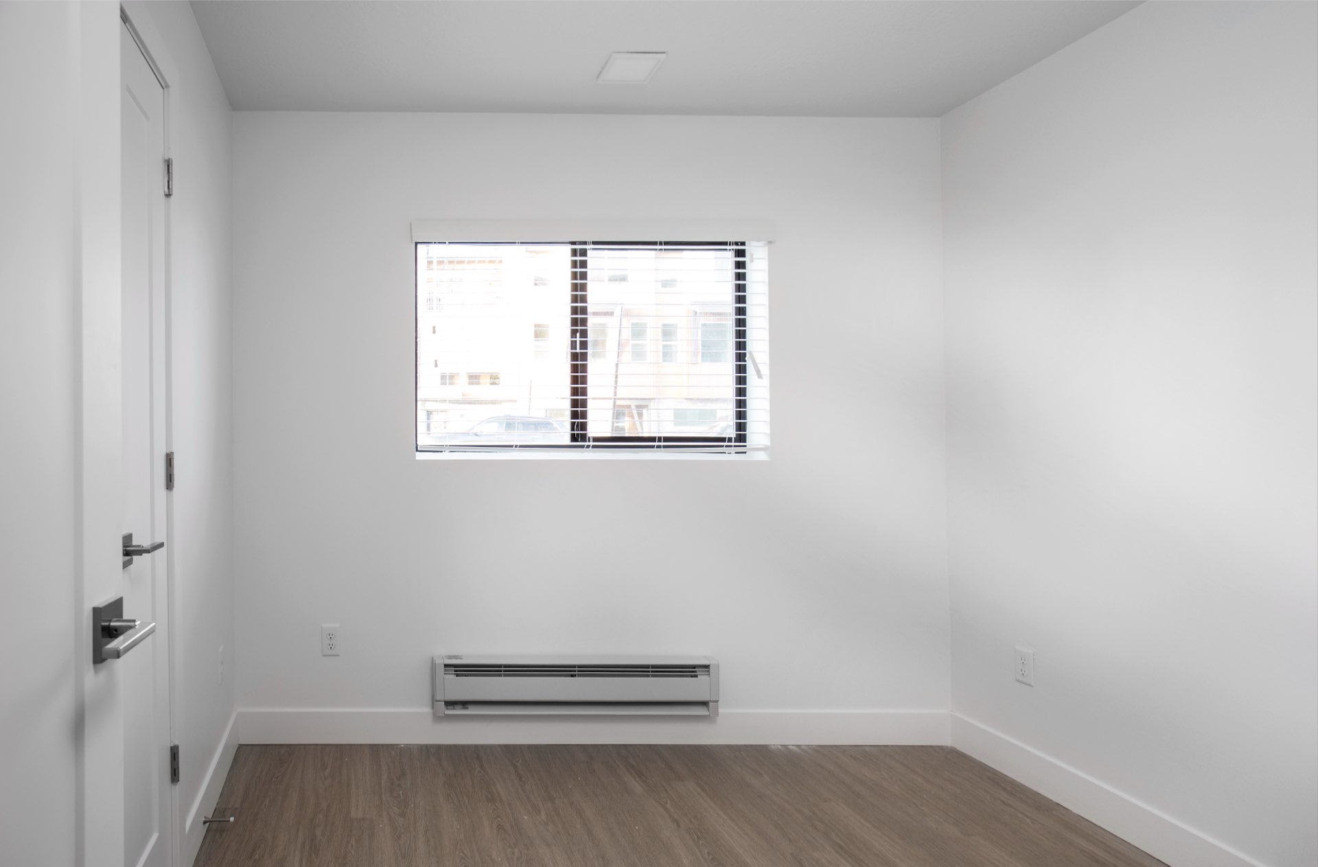 Bedroom, Central Village Condominiums, architectural design by Elliott Workgroup