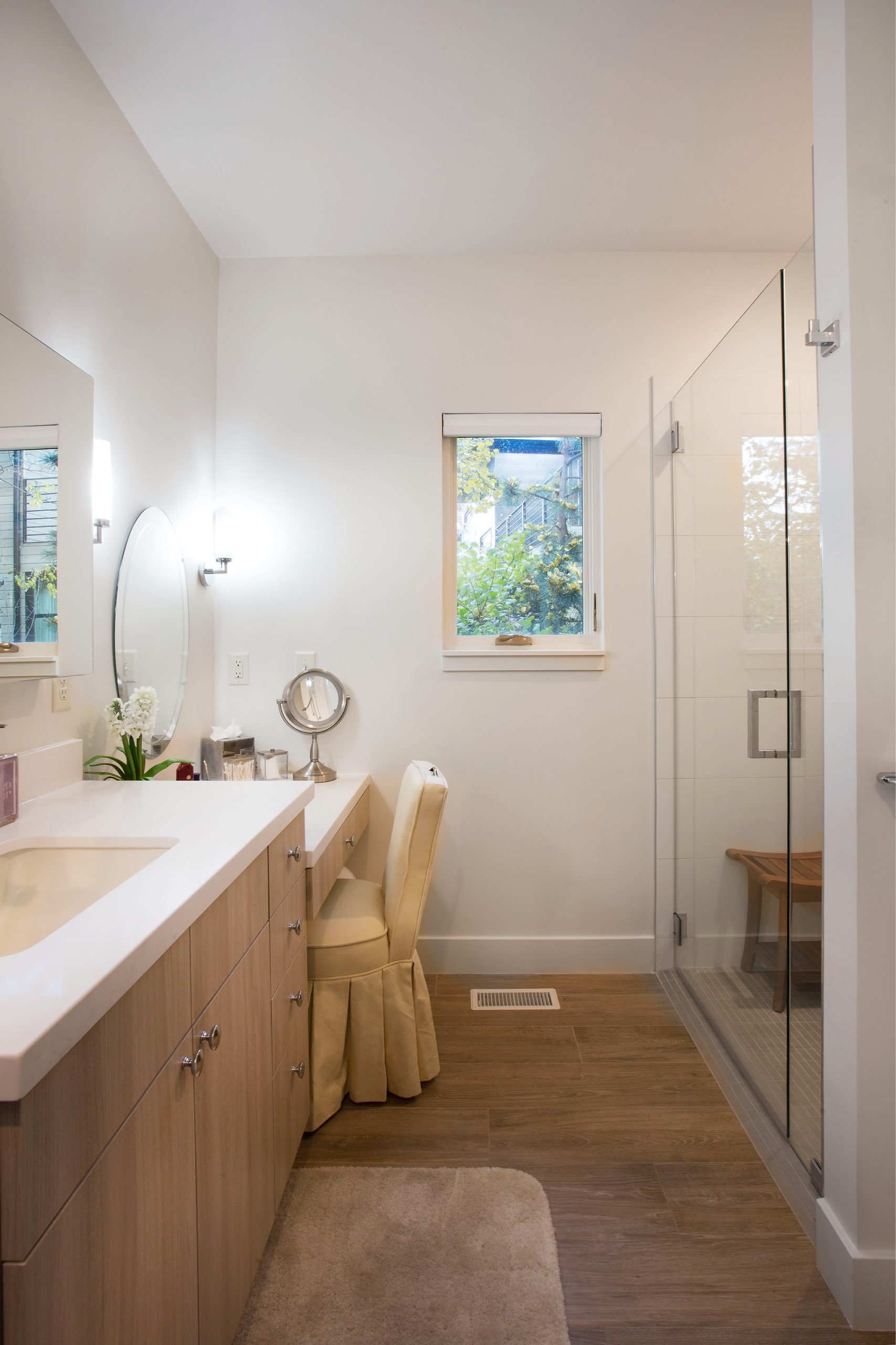 Bathroom in the Granny Pod in Park City, Utah, architectural design by Elliott Workgroup