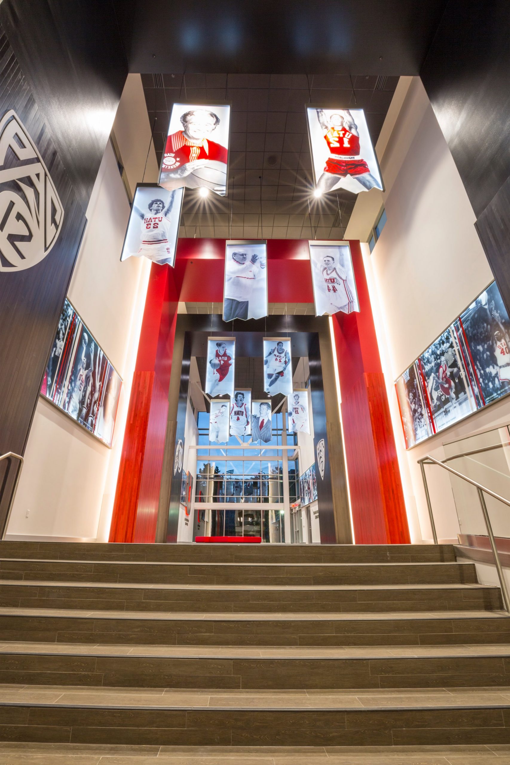 Hall of Fame, University of Utah Basketball Facility, architectural design by Elliott Workgroup
