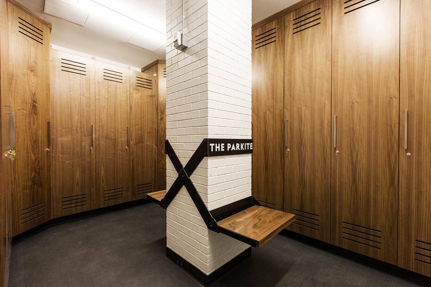 The Parkite, lockers - architectural design by Elliott Workgroup