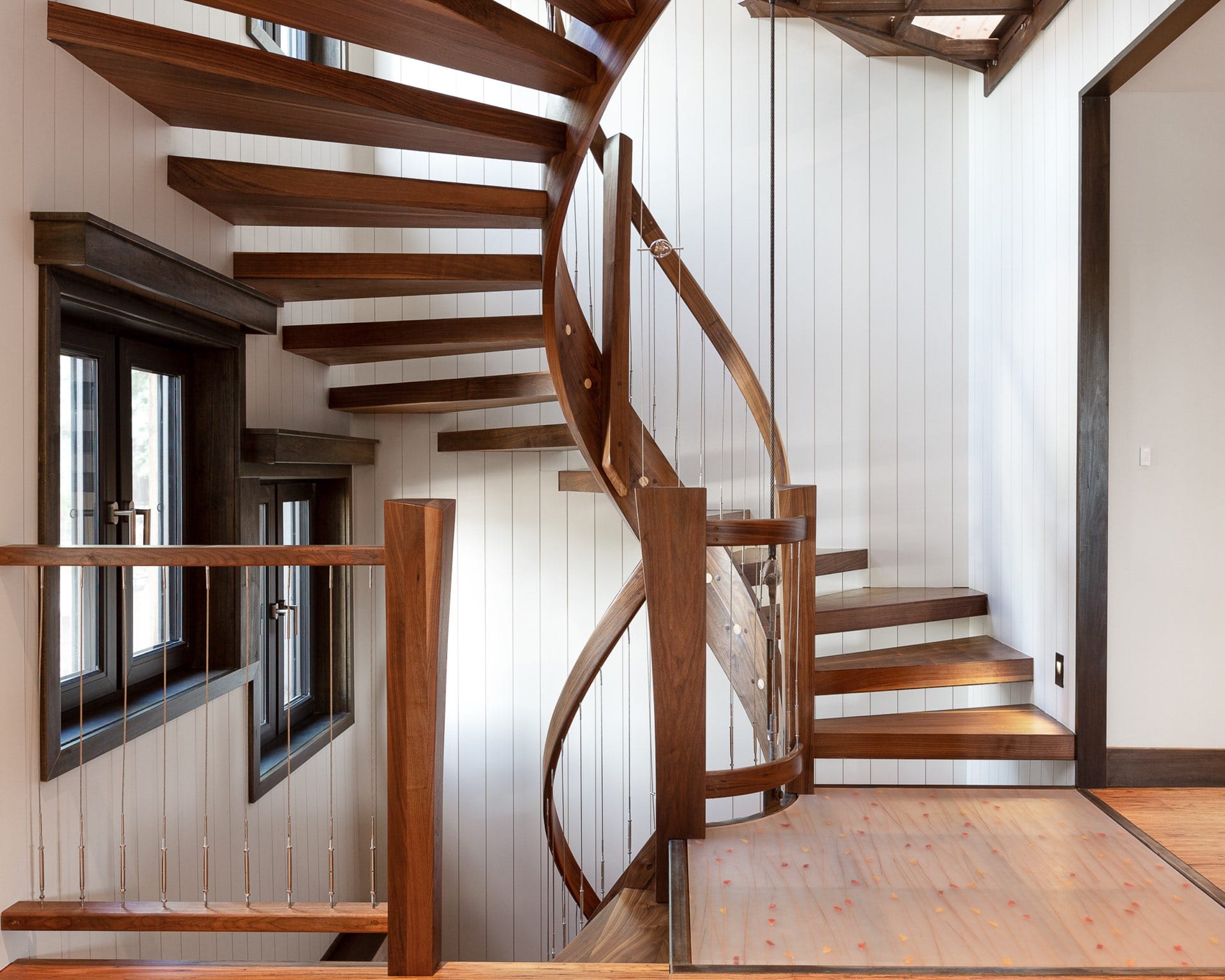 Stairs, Park Ave Renovation - architectural design by Elliott Workgroup