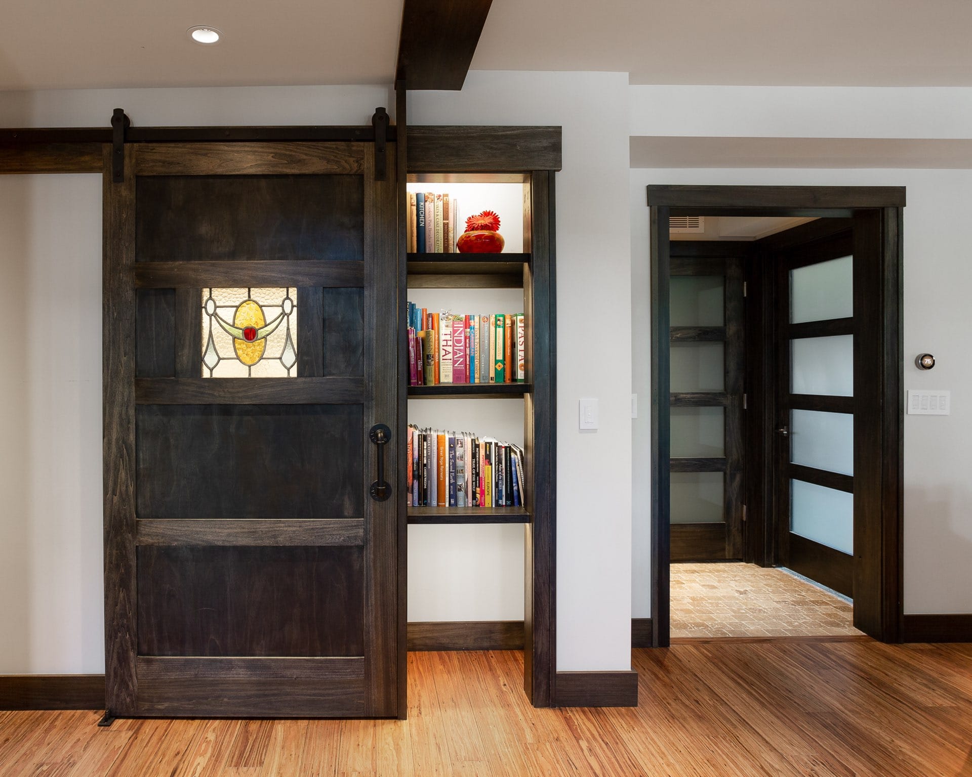 Bookshelf, Park Ave Renovation - architectural design by Elliott Workgroup